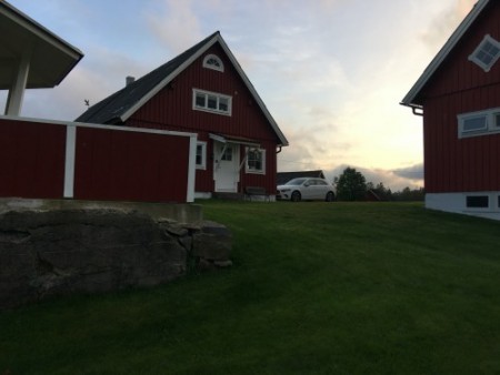 119 On the right is the former livestock barn, the current solar panel stand